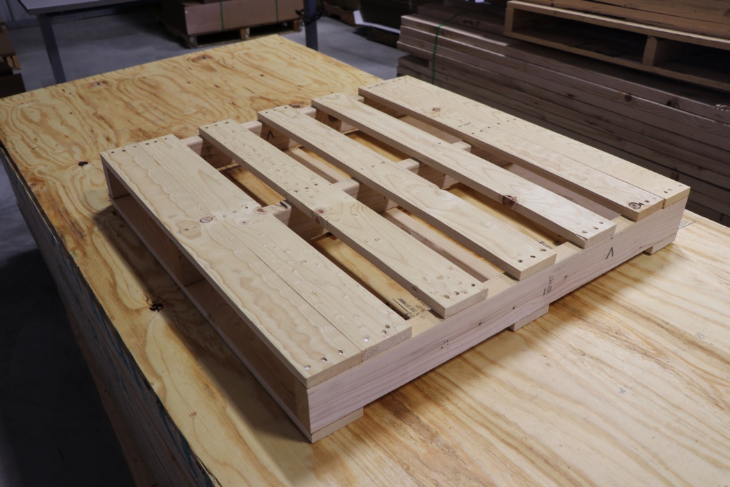 custom wood pallet